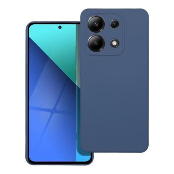 Xiaomi Redmi Note 13 4G szilikon tok, matt, velúr belső, kék, Silicone kép