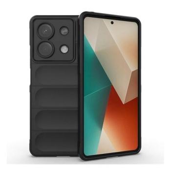 Xiaomi Redmi Note 13 5G, Szilikon tok, közepesen ütésálló, 3D minta, lila kép