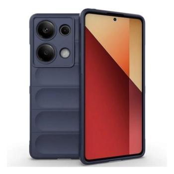 Xiaomi Redmi Note 13 Pro 4G / Poco M6 Pro 4G, Szilikon tok, közepesen ütésálló, 3D minta, sötétkék kép