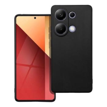 Xiaomi Redmi Note 13 Pro 4G szilikon tok, hátlap tok, fekete, matt kép