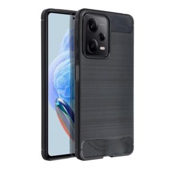 Xiaomi Redmi Note 13 Pro 5G szilikon tok, fekete, Carbon fiber kép
