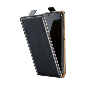 Xiaomi Redmi Note 14 Pro 4G (Global), Forcell lenyitható bőrtok, Slim Flexi, felfelé nyíló - kinyitható, fekete kép