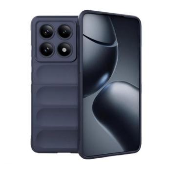 Xiaomi Redmi Note 14 Pro 5G (Global) / Poco X7, Szilikon tok, közepesen ütésálló, 3D minta, sötétkék kép