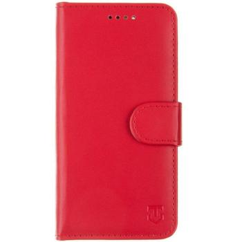 Xiaomi Redmi Note 14 Pro Plus 5G (Global), Oldalra nyíló tok, stand, kártyatartóval, csatos, Tactical Field Notes, piros kép