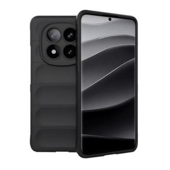 Xiaomi Redmi Note 14 Pro Plus 5G (Global), Szilikon tok, közepesen ütésálló, 3D minta, fekete kép