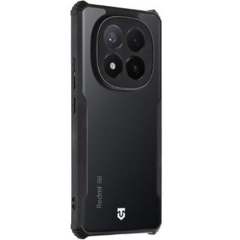 Xiaomi Redmi Note 14 Pro Plus 5G (Global), Szilikon tok, közepesen ütésálló, légpárnás sarok, Tactical Quantum Stealth, átlátszó/fekete kép