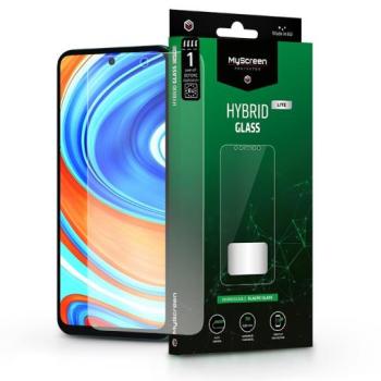 Xiaomi Redmi Note 9 Pro/Note 9S rugalmas üveg képernyővédő fólia - MyScreen Protector Hybrid Glass Lite - átlátszó kép
