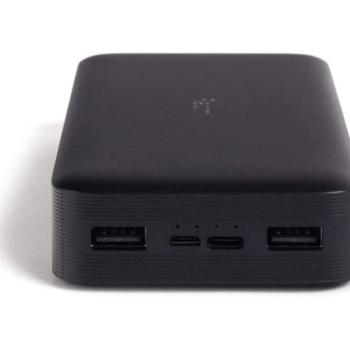 Xiaomi Redmi Power bank / külső akkumulátor, gyorstöltés, 20000mAh, 18W, fekete kép