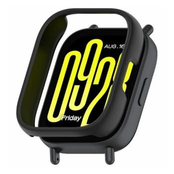 Xiaomi Redmi Watch 5 Lite, Műanyag védőkeret, közepesen ütésálló, szíj nélkül, fekete kép