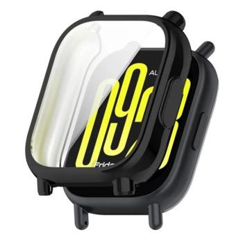 Xiaomi Redmi Watch 5 Lite, Szilikon védőkeret, közepesen ütésálló, szíj nélkül, fekete kép