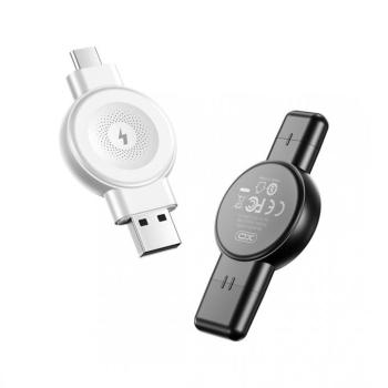 XO CX026 vezeték nél. Óratöltő, USB-A/C, Fekete kép