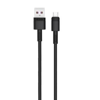 XO NB-Q166 USB-A - microUSB kábel 1m 5A - fekete kép