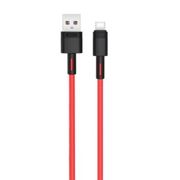 XO NB-Q166 USB-A - Type-C kábel 5A 1m - piros kép