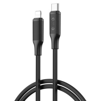 XO NB-Q265A Type-C - Lightning kábel 27W PD 1m - fekete kép