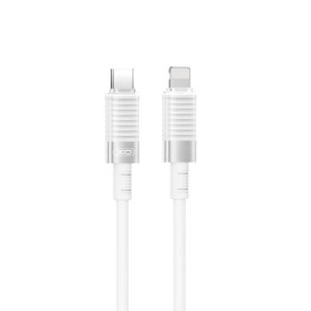 XO NB-Q282A Type-C - Lightning kábel 27W PD 1m - fehér kép