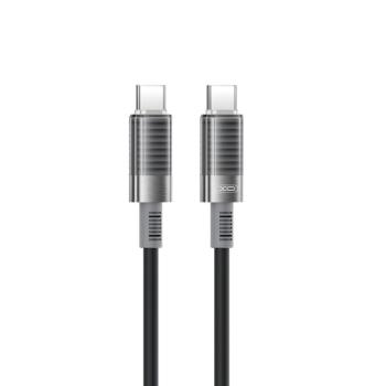 XO NB-Q282B Type-C - Type-C kábel 60W PD 1m - fekete kép