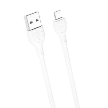 XO NB200 USB-A - Lightning kábel 2.1A 2m - fehér kép