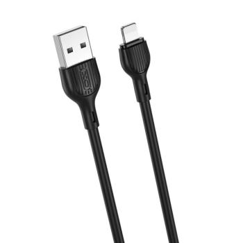 XO NB200 USB-A - Lightning kábel 2.1A 2m - fekete kép
