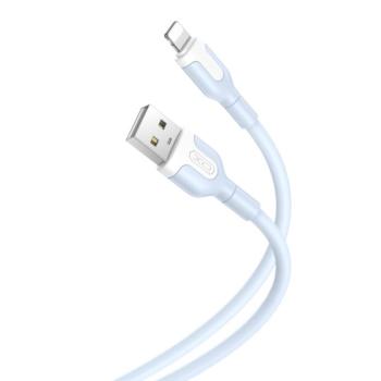 XO NB212 USB-A - Lightning kábel 2.1A 1m - kék kép