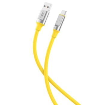 XO NB251 USB-A - Type-C kábel 6A 1m - sárga kép