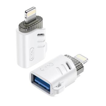 XO NB256A USB-A - Lightning adapter - fehér kép