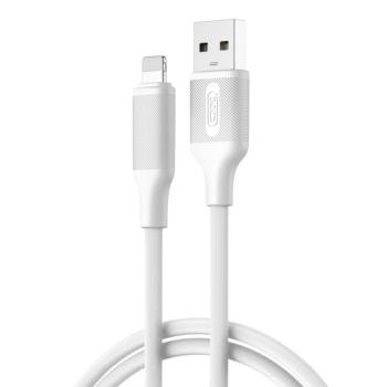 XO NB265 USB-A - Lightning kábel 2.4A 1m - fehér kép