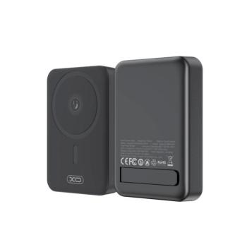 XO PR231 mágneses powerbank 20W 10000mAh - fekete kép
