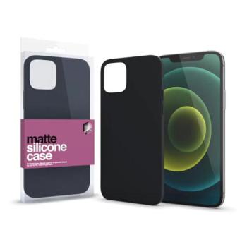 Xprotector Matte ultra vékony szilikon hátlap tok, Apple iPhone 13 Pro Max, fekete kép