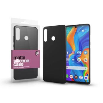 Xprotector Matte, ultra vékony szilikon hátlap tok, Huawei P30 Lite, fekete kép