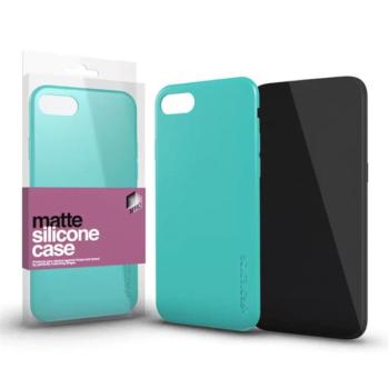 Xprotector Matte ultra vékony szilikon hátlap tok, Samsung Galaxy A22 LTE, mentazöld kép