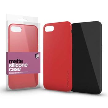 Xprotector Matte ultra vékony szilikon hátlap tok, Samsung Galaxy A73 5G, korallpiros kép