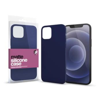 Xprotector matte, ultravékony matt szilikon hátlap tok Apple iPhone 12/12 Pro, sötétkék kép