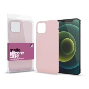 Xprotector matte, ultravékony matt szilikon hátlap tok Apple iPhone 12 Pro Max, púder pink kép