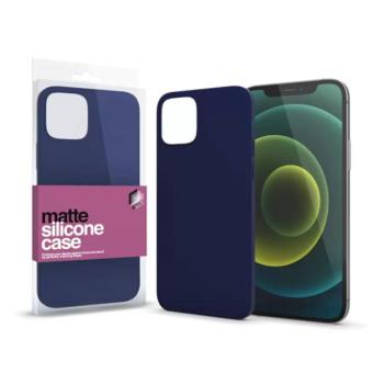 Xprotector matte, ultravékony matt szilikon hátlap tok Apple iPhone 12 Pro Max, sötétkék kép