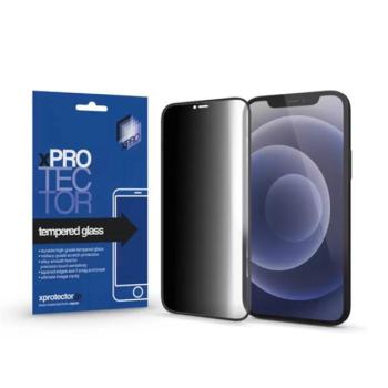 Xprotector Privacy Tempered Glass Full 3D kijelzővédő üvegfólia, Apple iPhone 13 Pro Max/14 Plus, fekete kép