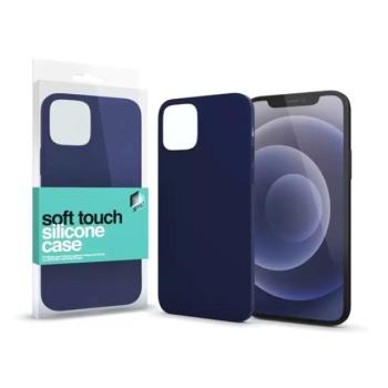 Xprotector Soft Touch szilikon tok, Apple iPhone 14 Pro, sötétkék kép