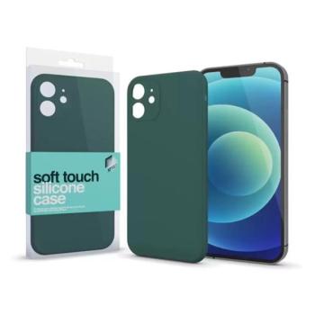 Xprotector Soft Touch szilikon tok Slim Apple iPhone 15 Pro Max, sötétzöld kép