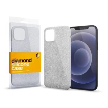 Xprotector Szilikon tok Diamond Apple iPhone 15 Plus, Ezüst kép