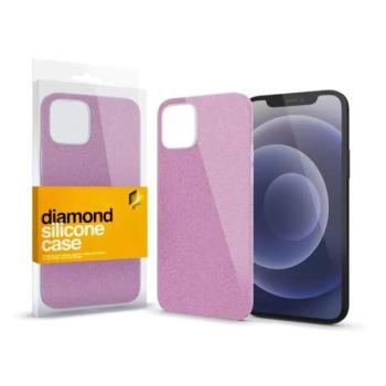 Xprotector Szilikon tok Diamond Apple iPhone 15 Pro, Pink kép