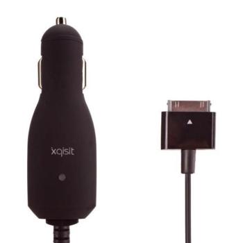 Xqisit autós töltő rögzített 30 tűs iPhone kábellel kép