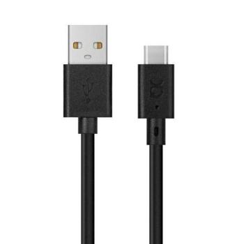 Xqisit kábel Charge &amp; Sync USB A -USB C 3.0m fekete kép