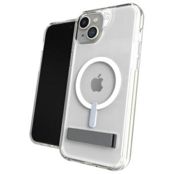 ZAGG Crystal Palace Snap MagSafe-kompatibilis tok kitámasztóval iPhone 15 Plus - átlátszó kép
