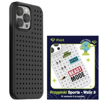 Zestaw Etui Pinit Dynamic + Sport Pin iPhone 14 Pro 6.1&quot; fekete minta 3 tok kép
