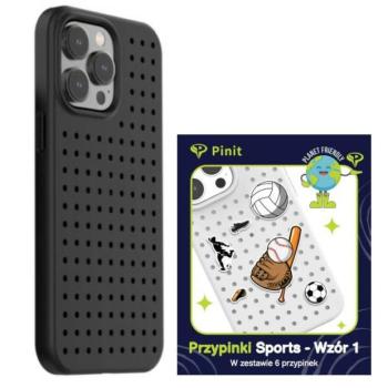 Zestaw Etui Pinit Dynamic + Sport Pin iPhone 14 Pro Max 6.7&quot; fekete minta 1 tok kép